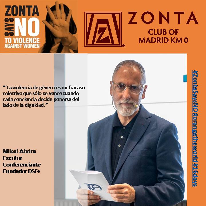 Testimonio de Mikel Alvira, escritor, conferenciante y fundador de DSF+: «La violencia de género es un fracaso colectivo que solo se vence cuando cada conciencia decide ponerse del lado de la dignidad»